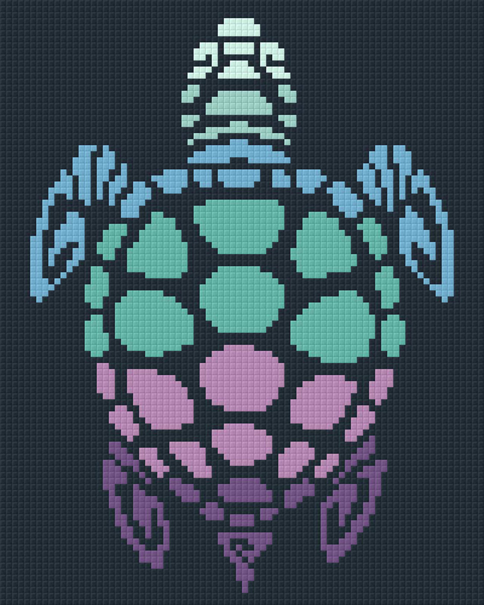 Sea Turtle – Pixel Art USA