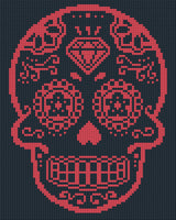 Sugar Skull Red