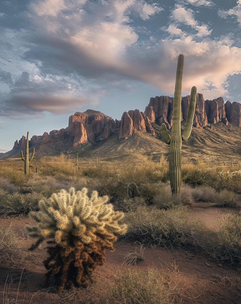 Cactus at Superstition Mountains