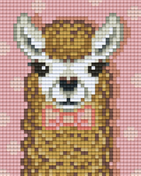 Llama with a Pink Bow
