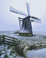 Winter Windmill