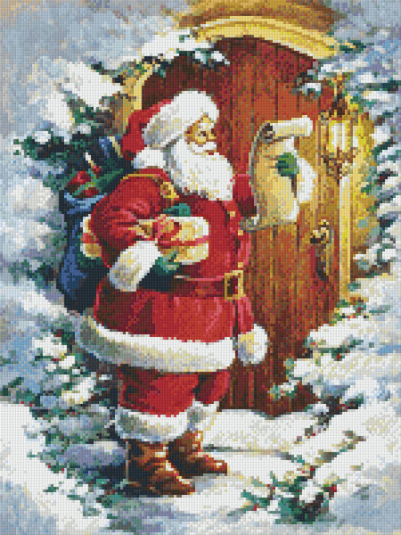 Santa at the Door