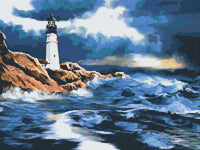 Lighthouse in a Storm