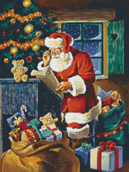 Santa Checking the List