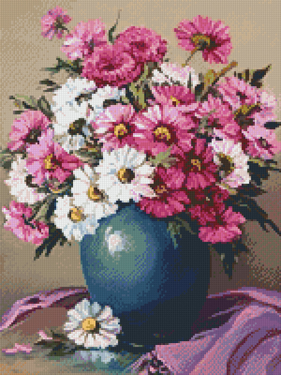 Spring Bouquet – Pixel Art USA