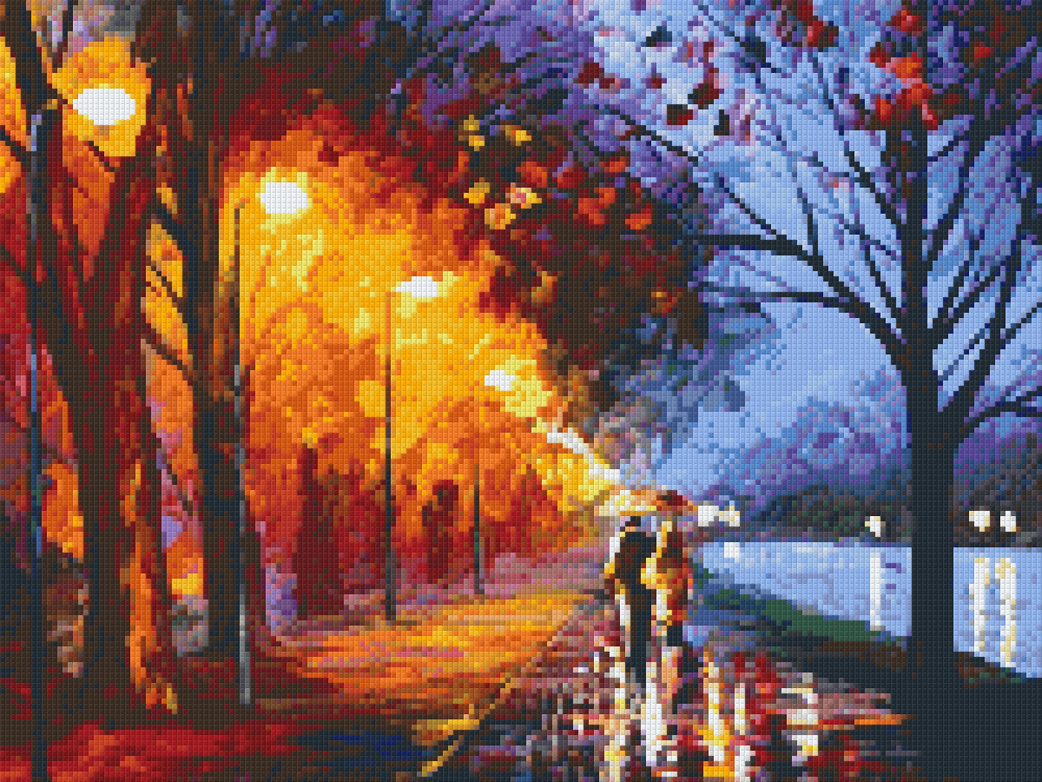 Louis x イワフネ カナメ 合作 アクリル画 風景 003 Louis x イワフネ カナメ 合作 アクリル画 風景 003