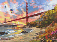 Sunset at Golden Gate