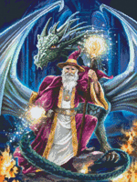 Wizard with Dragon