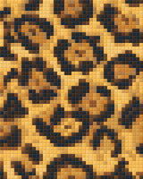 Leopard Print – Pixel Art USA