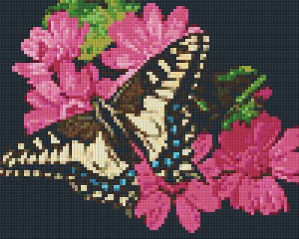 Butterfly with Pink Flowers