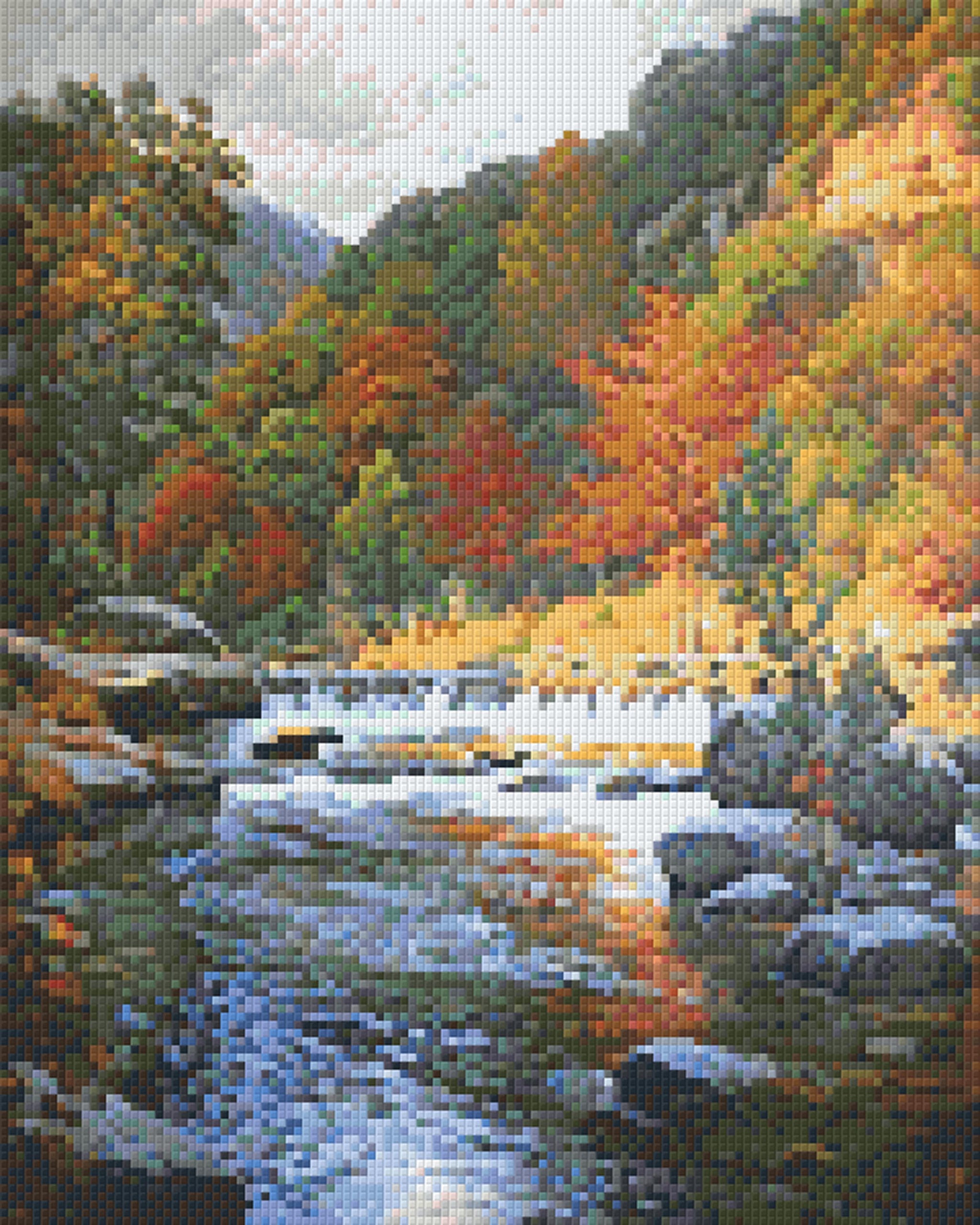Autumn Serenity – Pixel Art USA