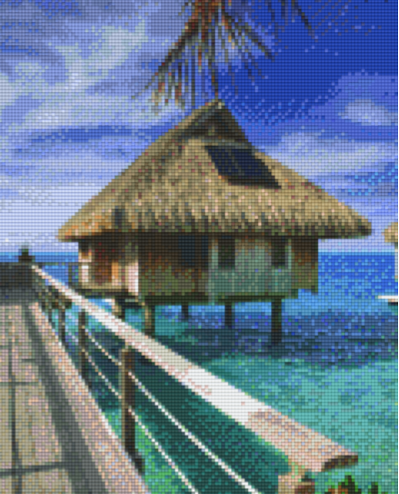 Hut – Pixel Art USA